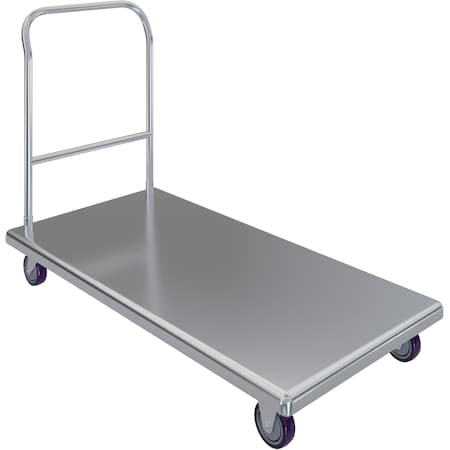 Amgood 24 in. x 48 in. x 32 in. Stainless Steel Platform Truck CART-TC-2448K-Z
